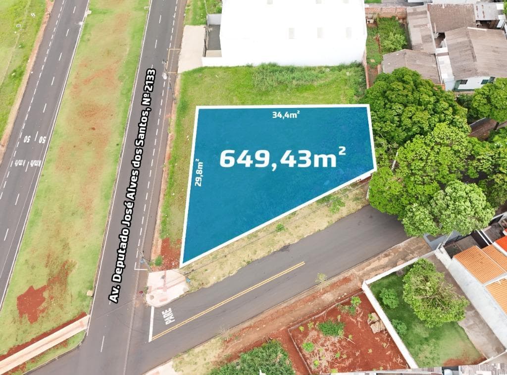 Terreno à venda em Maringá, Jardim Santa Cruz, com 649.43 m², Jardim Santa Cruz