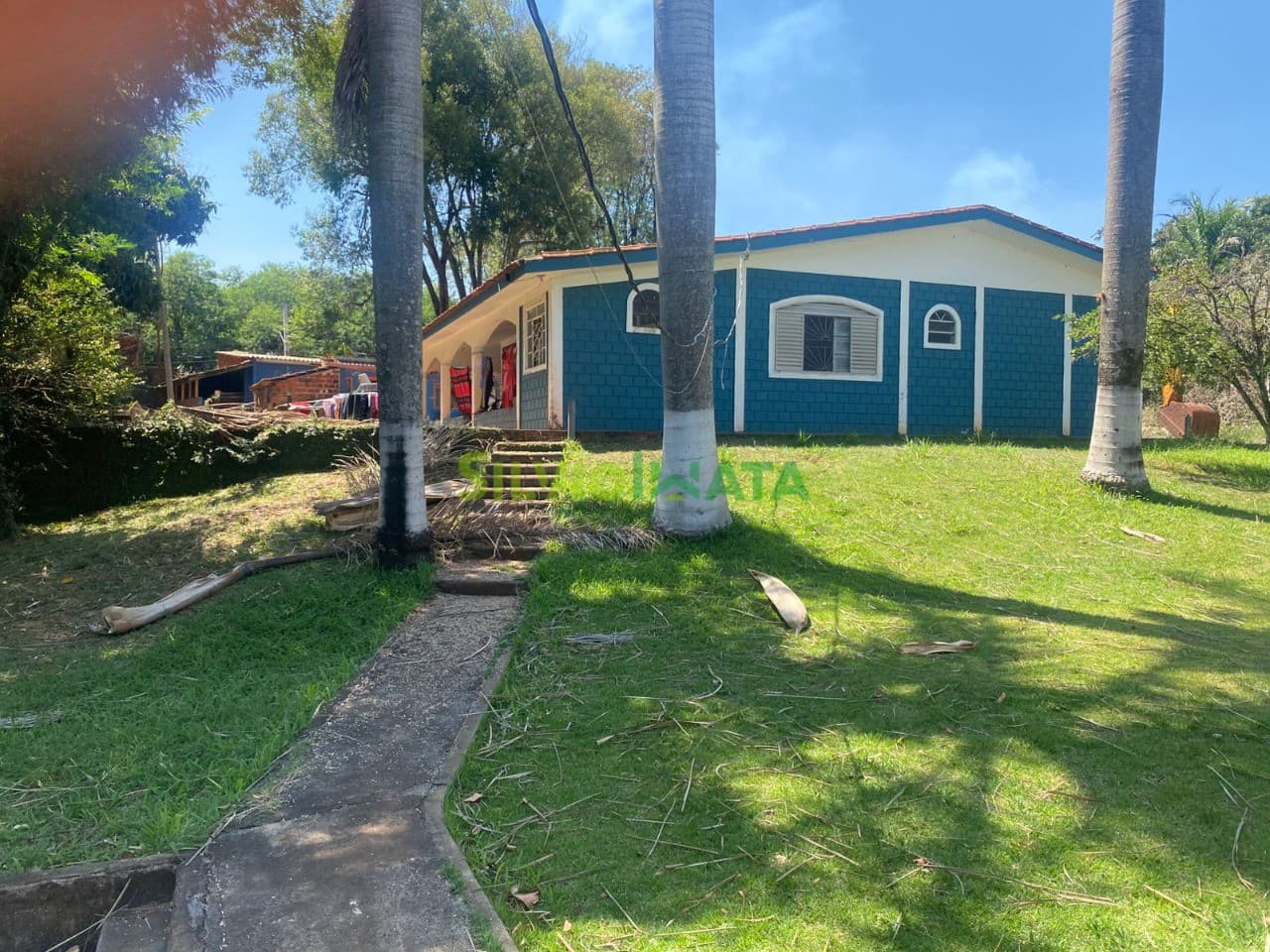 Chácara de lazer à venda no bairro chácaras aeroporto em maringá com 2 casas, piscina e churrasqueira