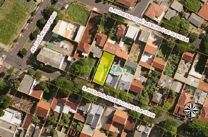 Terreno comercial e residencial com 384 m² à venda por R$ 400.000,00 no Jardim São Silvestre, Maringá-PR