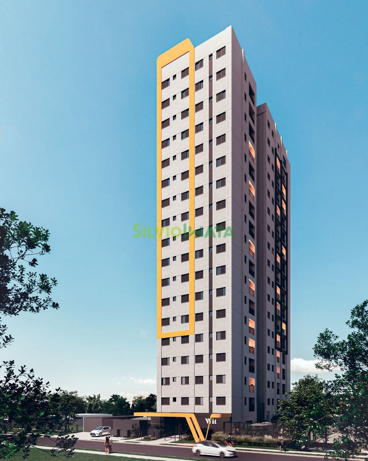 Apartamento com 55 m² à venda no Wit Residences, em Maringá-PR